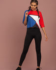 Cross Waist Band Contour Tights