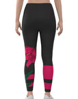 Floral Block Seamless Tights