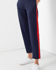 Navy Striped Tracks
