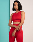 RED HIGH SUPPORT BRA
