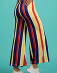 Statement Stripe Flared Pants