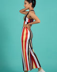 Statement Stripe Flared Pants