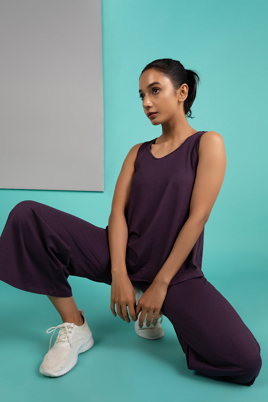 Mulberry Flare Tank