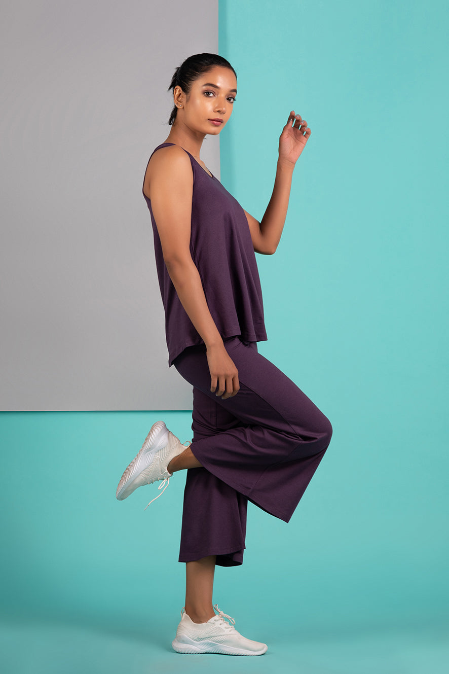 Mulberry Flare Tank
