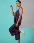 Mulberry Cropped Pants