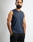 Navy Melange Performance Tank