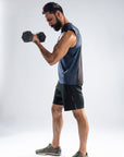 Navy Melange Performance Tank