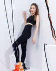 Mesh Panel Sports Bra