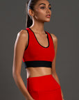 Koyo Pro Medium Support Bra Red