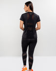 Black Back Mesh Pro Tee