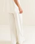 Wide Legged Men Pants - Off White