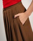 Wide Leg Pleated Pants