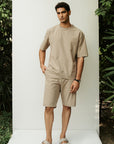 Bermuda Shorts - Stone Beige