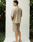 Bermuda Shorts - Stone Beige