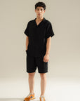 Stonewashed Shorts - Black