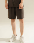 Stonewashed Shorts - Grey