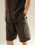 Stonewashed Shorts - Grey