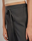 Wide Leg Pants - Charcoal Grey