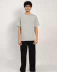 Wide Leged Men Pants - Black