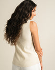 Pleated Top - Cream