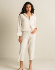 Textured Shacket - Cream