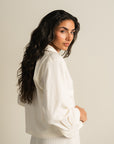 Textured Shacket - Cream
