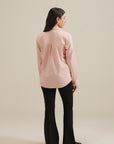 Essential Button Down - Powder Pink