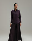 Regular Fit Button Down - Aubergine