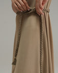 Resort Crosshatch Dress - Caramel
