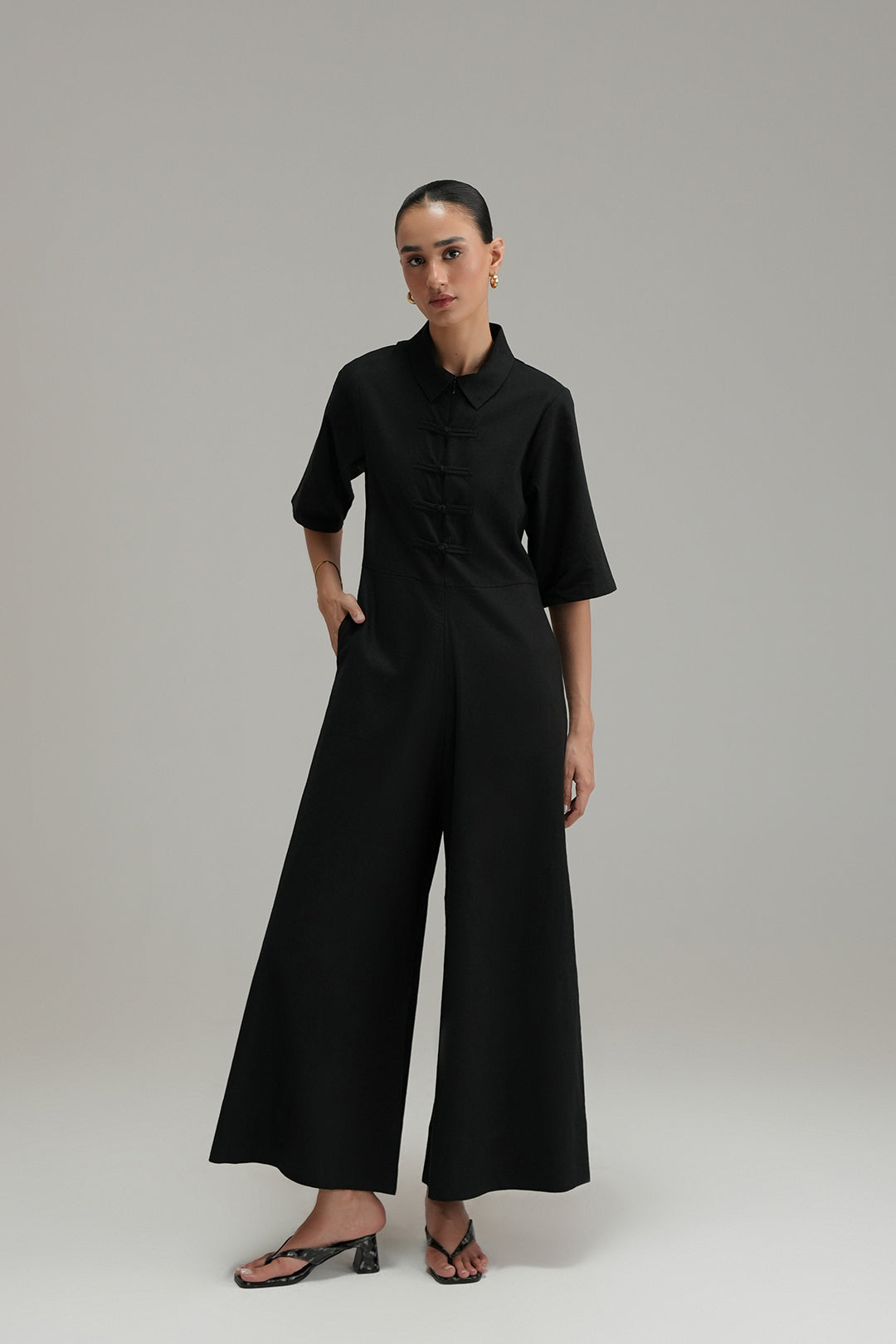 Tailored Linen One Piece
