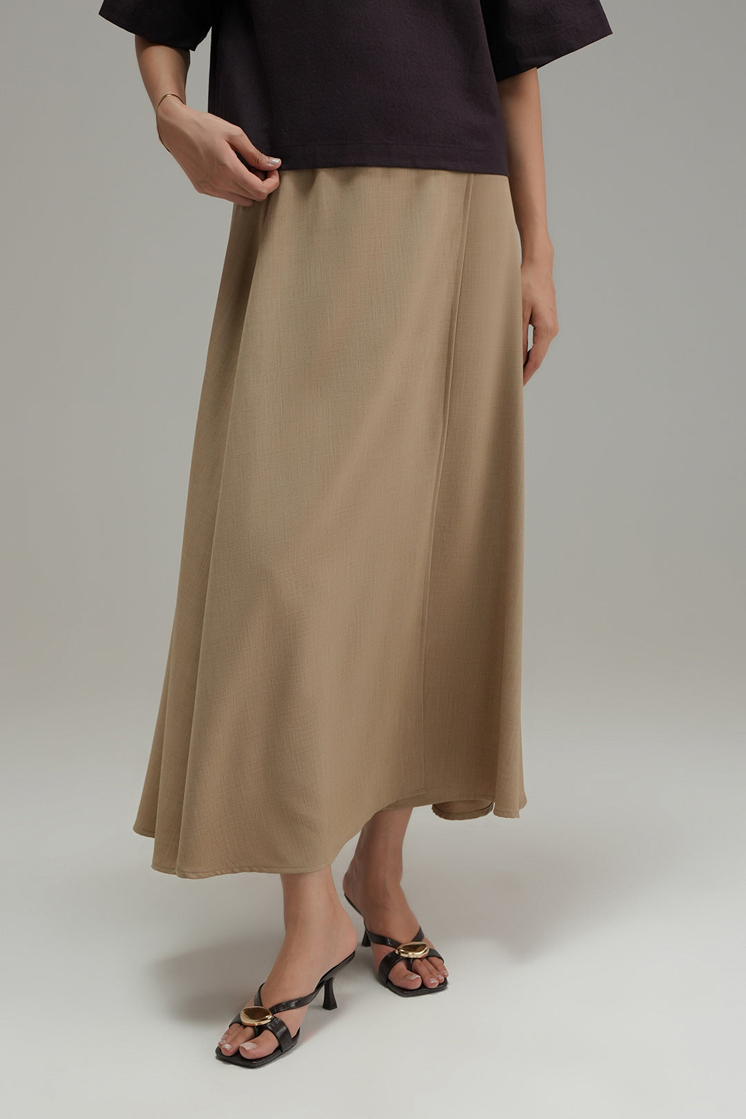 Wrap Around Skirt - Caramel