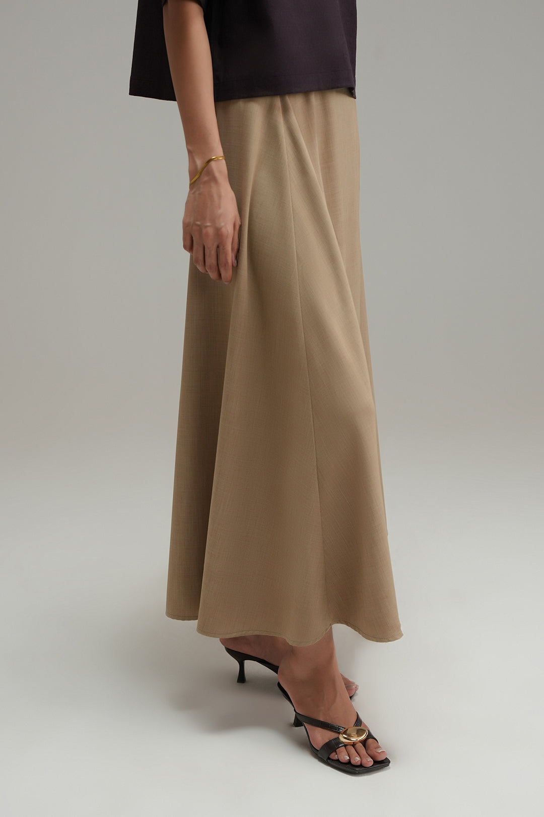 Wrap Around Skirt - Caramel