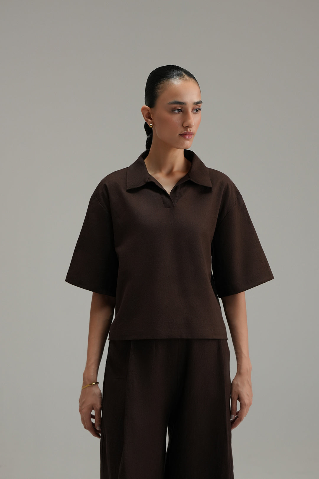 Essential Linen Overshirt - Mocha