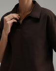 Essential Linen Overshirt - Mocha