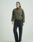 Mock Neck Jacket - Olive