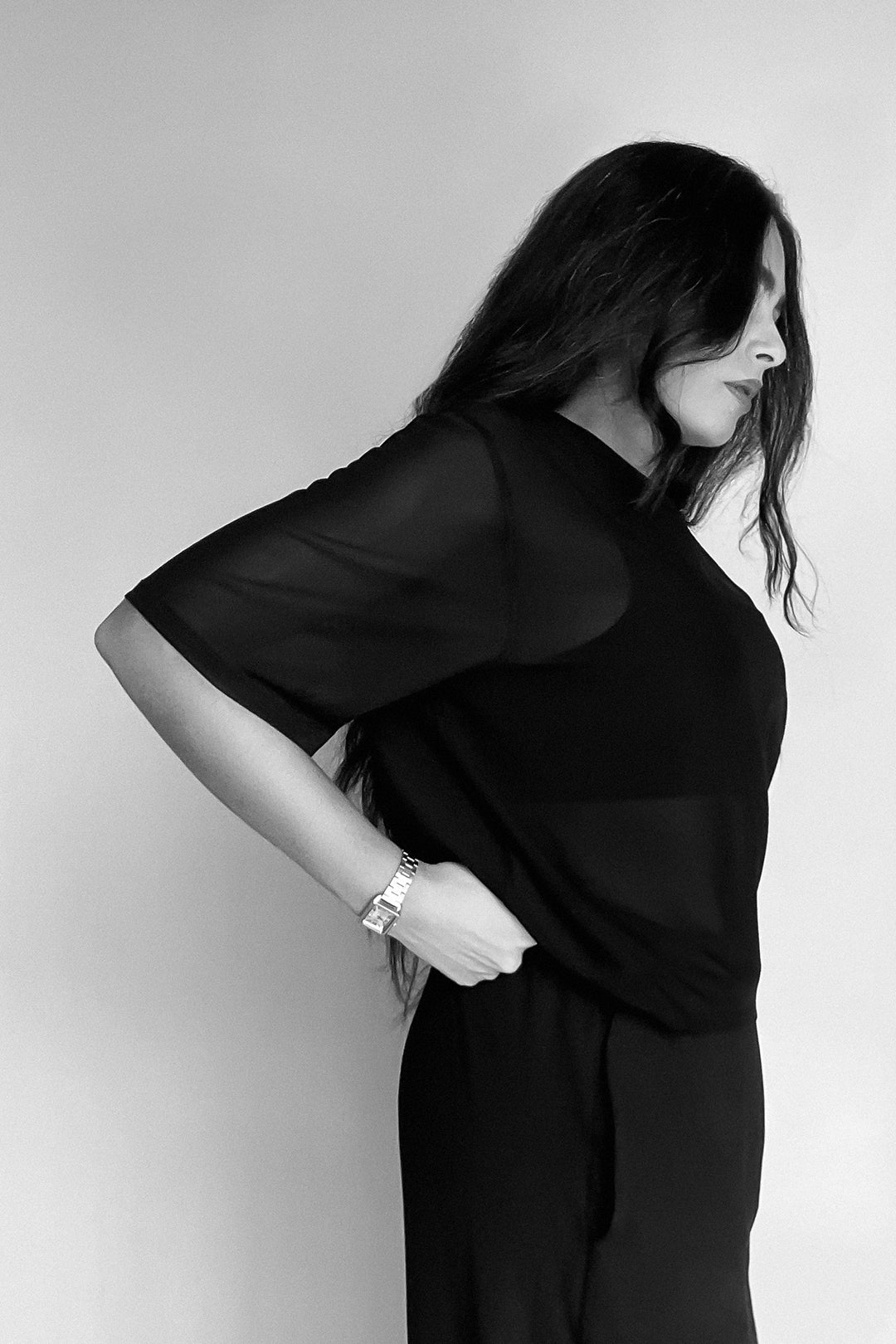 Mesh Crop tee