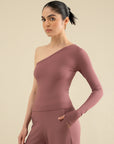 Asymmetric Off Shoulder Top